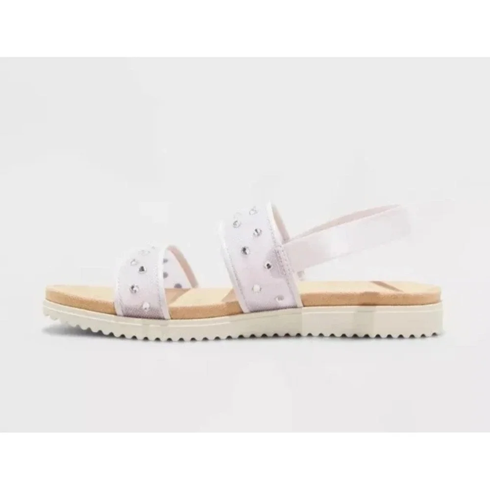 Cat & Jack Kids' Lavender Elana Slip-On Summer Sandals Size 2 NWT